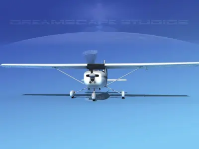 Cessna C152 Aerobat V07 3D model
