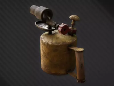 Blowlamp - Game ready asset Low-poly 3D model