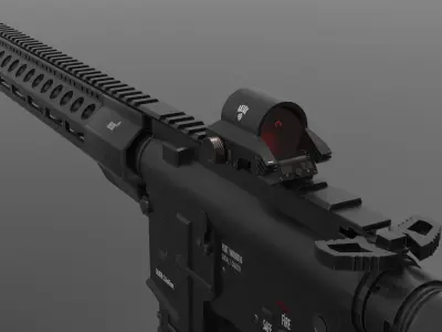 Cybergun Arms Red Dot Low-poly 3D model