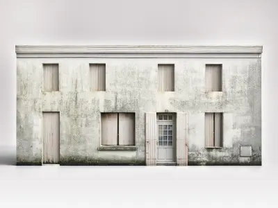 Old House - Building Realistic Asset Free low-poly 3D model