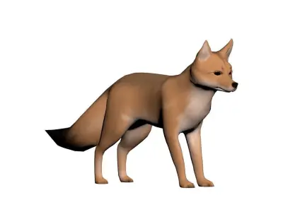 Fox model 3D model