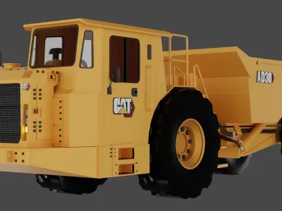 Underground Mining Trucks AD30 3d Model 3D model