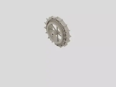 Industrial Factory Pipe Valve Wheel for 3D print 3D model