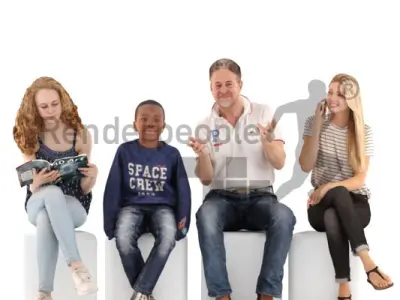 Bundle Sitting Posed 004