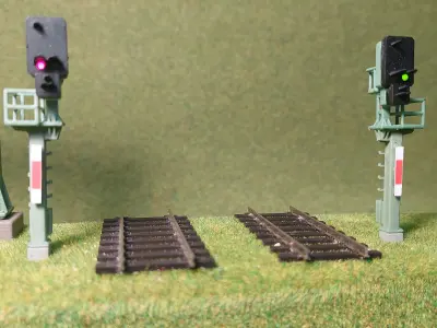 Deutsche Bahn Blocksignals 1-87 resin 3D print model