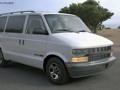 Chevrolet Astro Passenger Van AWD White 3D model