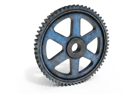 Gearwheel Low-poly 3D model