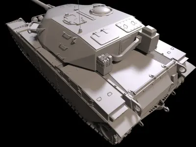 T95 FV4201 CHIEFTAIN  3D model