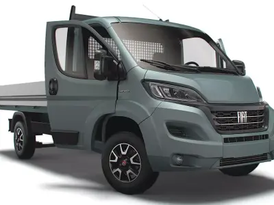 Fiat Ducato SingleCab Tipper HQInterior 2023 3D model