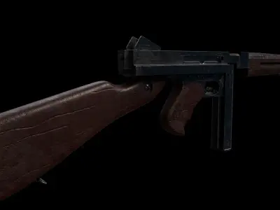 Thompson - Model and Textures Low-poly 3D model Free low-poly 3D model