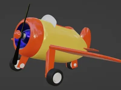 single engine plane Free 3D model purchase