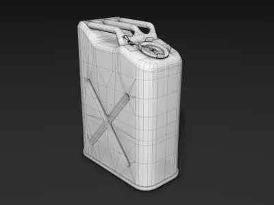 Jerrycan  Low-poly 3D model