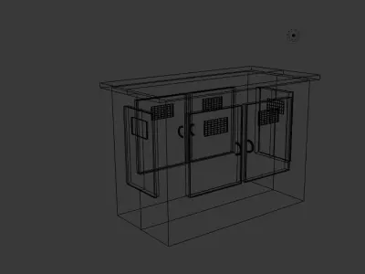  Simple Generator Box  Free low-poly 3D model