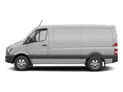Low Poly Cargo Van 3D Model 3D model