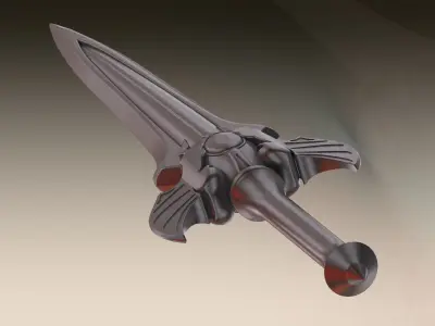 3D model Dynasty Knife from Lineage2 Game 3D print model