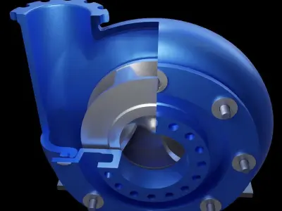 Centrifugal Pump Detailed Design 3D model