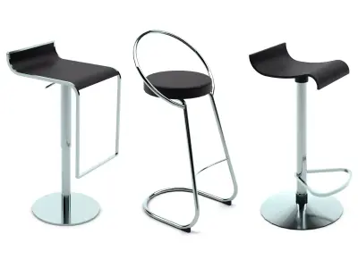 Bar stool 3D Model Pack