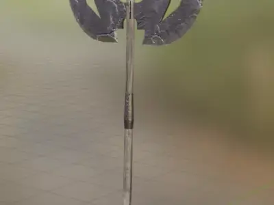 batlle axes 3D model