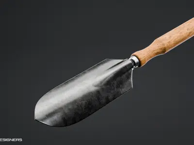 Garden Hand Trowel - Gardening Tool 3D model