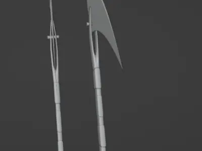 Double Sickles 3D model