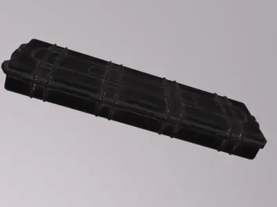 GunCase Low-poly 3D model