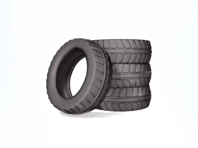 car tire  3D model