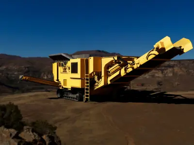 Stone Crusher 3D model purchase
