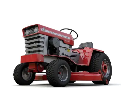 Massey Ferguson 16 lawn Tractor 1975 3D model