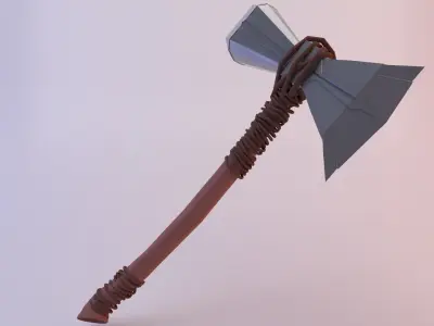 Stormbreaker wrath of gods melee weapon 3D model