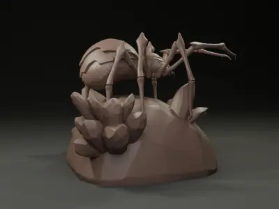 Stylized Spider Sculpt 3D model