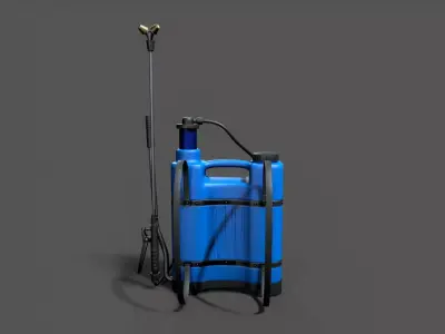 Paint Sprayer Low-poly 3D model