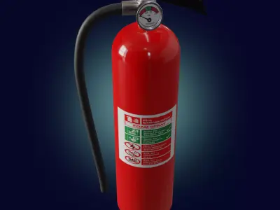 Fire Extinguisher  Low-poly 3D model purchase