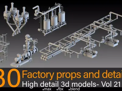 30- Factory props and details- Vol 21 3D model
