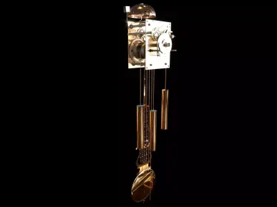 Pendulum Clock Mechanism 3D model