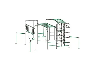 JUNIOR JUNGLE KAKADU MONKEY BARS 3D model