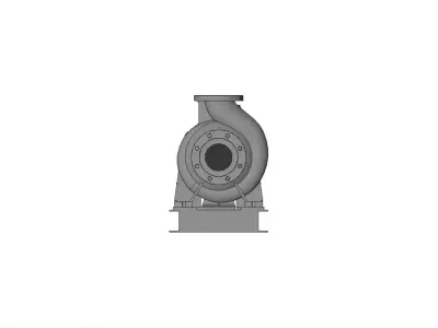 Bomba Centrifuga Industrial - Industrial End-Suction Centrifugal 3D model