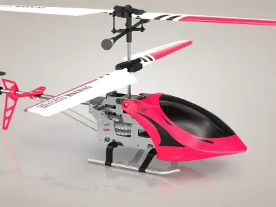 Helicopter Toy 3D model