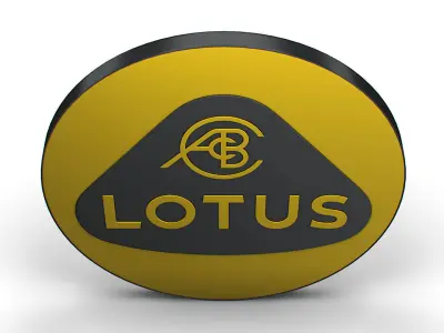 Lotus logo 3D model purchase