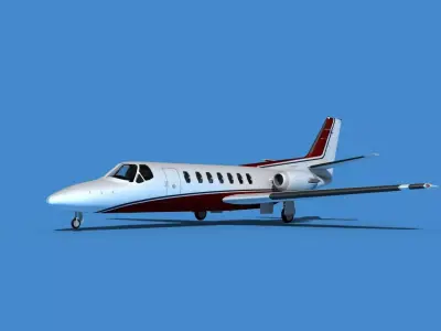 Cessna Citation V 560 Encore V10 3D model