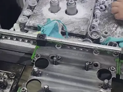 Semi-automatic Compressor Foot Assembly Machine 3D model