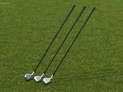 Short Iron Set 3D model