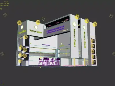 Exhibition - Area - 6X6-3DMAX2009-03 3D model