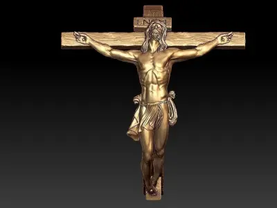 Jesus Ring  3D print model