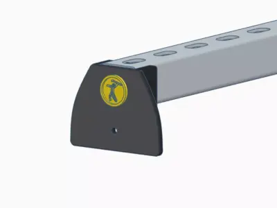 Universal Car Roof Rack Bracket  3D model