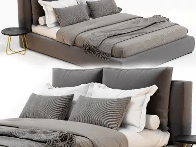 RH Cloud Platform Bed 3D model purchase