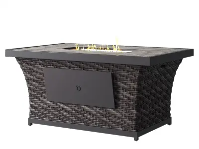 OVE Barcelona 52 inch Fire Table 3D model