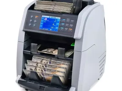 3D CAD Model Money Counting Machine-Bill and Currency Counter 3D model