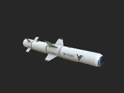 CM502KG CM-502KG Anti tank missile Low-poly 3D model