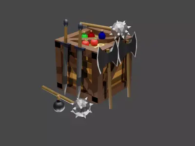 RPG Items 3D model