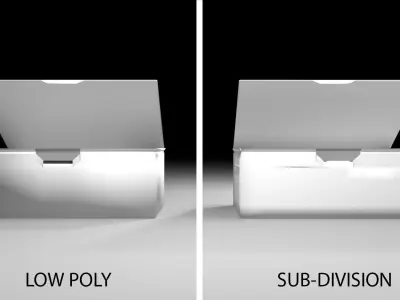Cardboard Box - Folding 3D model